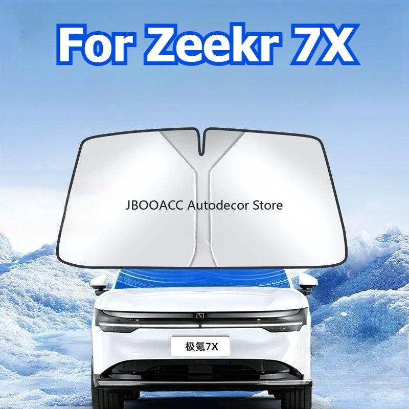 For Geely Zeekr 7X 2025 Car Windshield Sunshade Cover Anti UV Protection Foldable Accessories Auto Window Visor Shield Cover