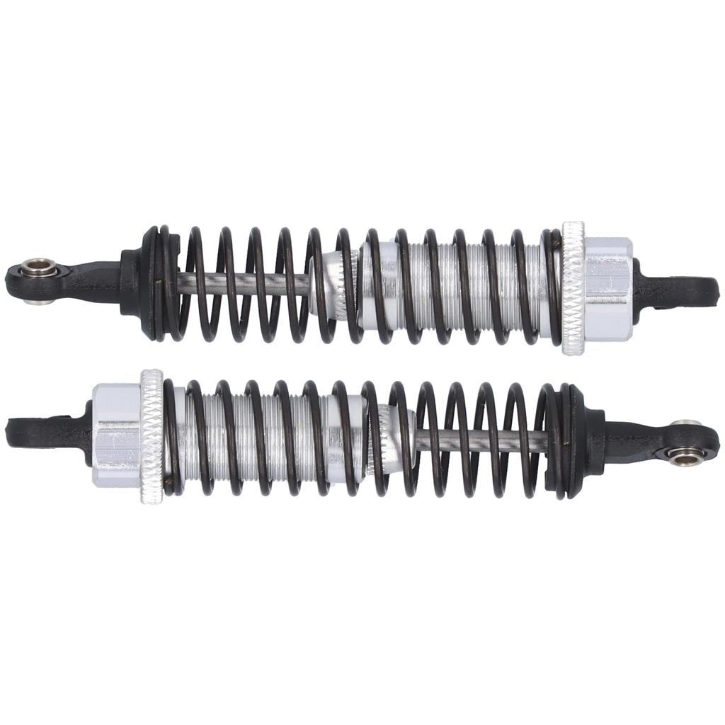 2Pcs 80mm RC Aluminium Shock Absorber Damper for TRAXXAS SLASH 2WD RC Car Upgrade PartsSilver