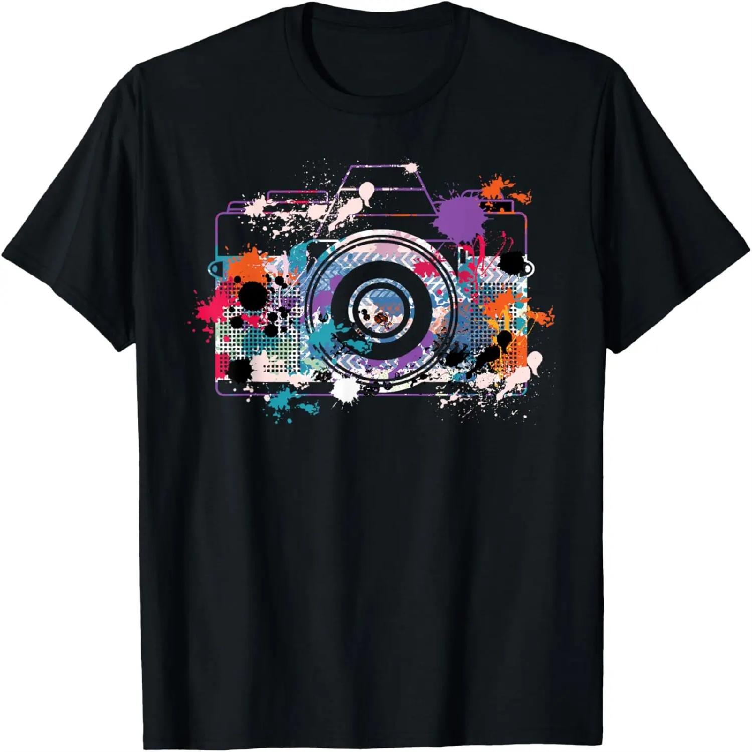 Tourist Squad Vacation Camera Traveller T-Shirt S