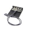20-Pin Usb3.0 Hub W/Sd/Tf Card Reader