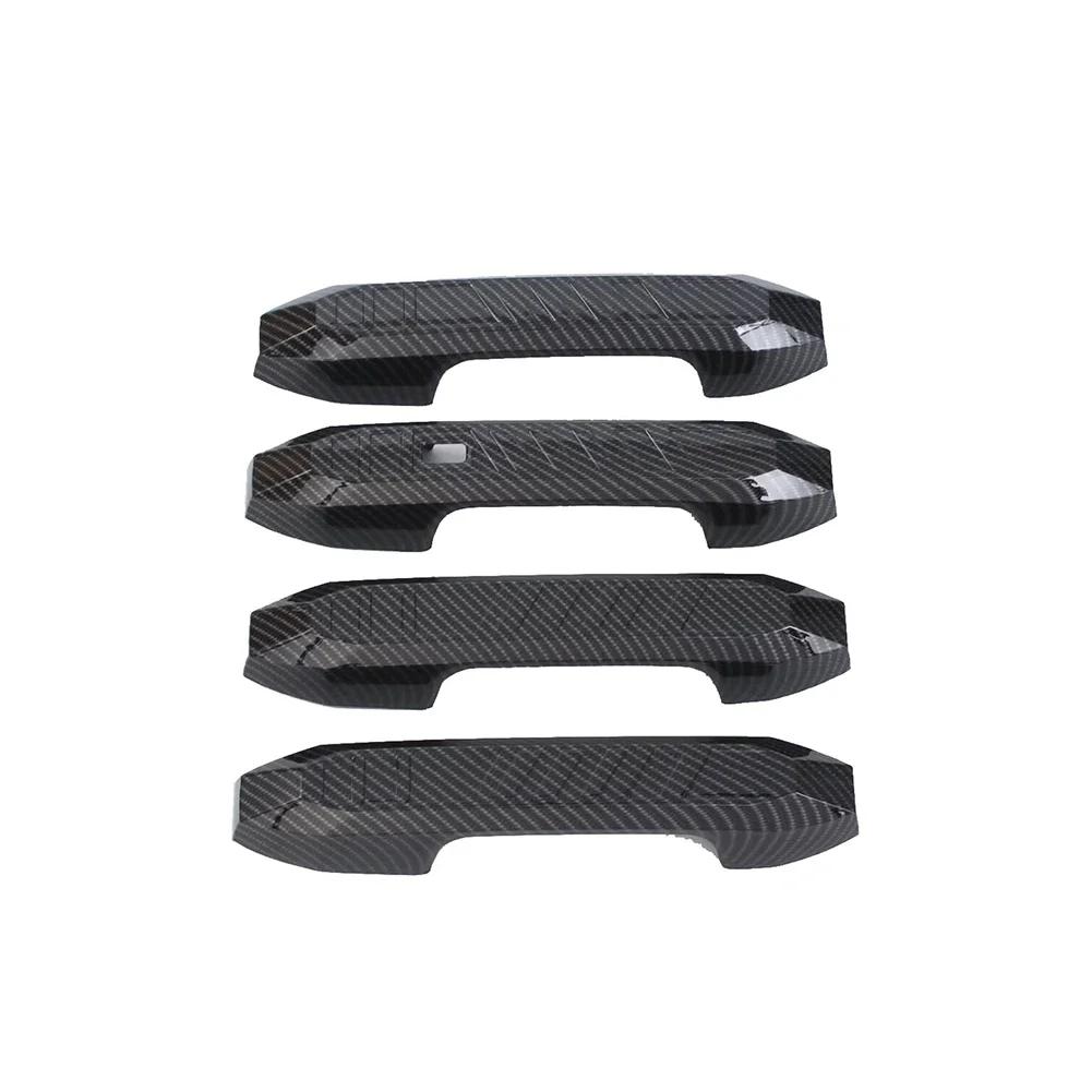 For Chery Jetour T2 2024-2025 Car Carbon Fiber ABS Car Door Handle Bowl Protect Sequin Auto Tailgate Handle Bowl Frame Accessory