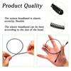 2Pcs Hair Hoop High Elasticity Anti-deform Washing Hoop Non-Falling Wave Anti-Slip Headwear Shaped Face Hair Band Home