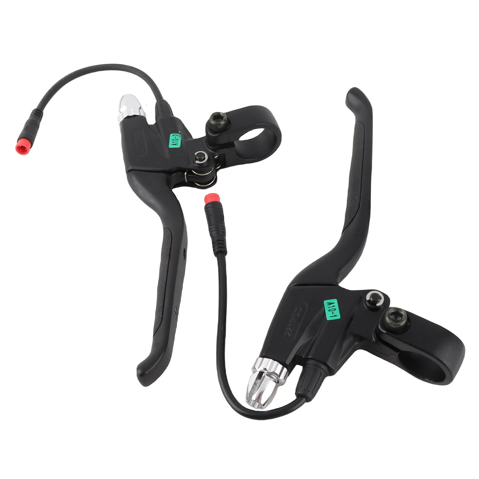 

1 пара рычагов тормоза из алюминиевого сплава, правый и левый, замена для 10-дюймовых электрических самокатов KUGOO M4 PRO чёрный