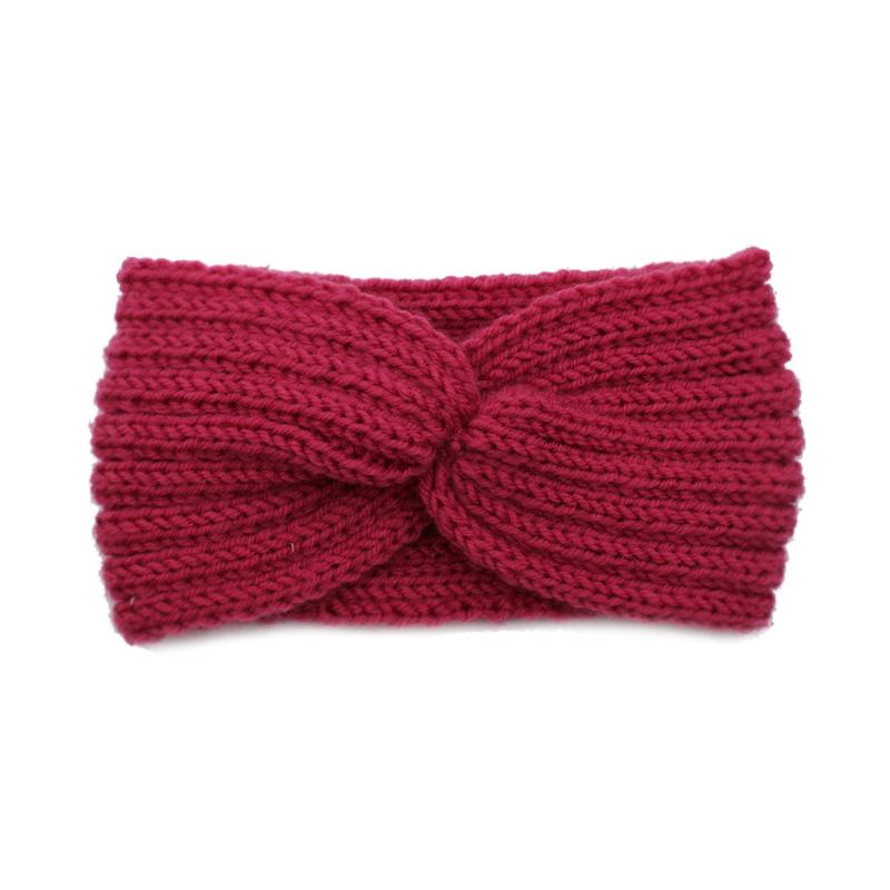 Bandeau Tressé Nœud Tête Croisée pour Femmes Automne Hiver Filles Accessoires Cheveux Couvre-chef Bandeau Élastique Accessoires Cheveux
