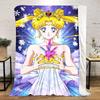 Japanese anime cute cartoon theme Sailor Moon Tsukino Usagi blanket suitable for home beds, sofa covers, office nap, outdoor warm blankets O13