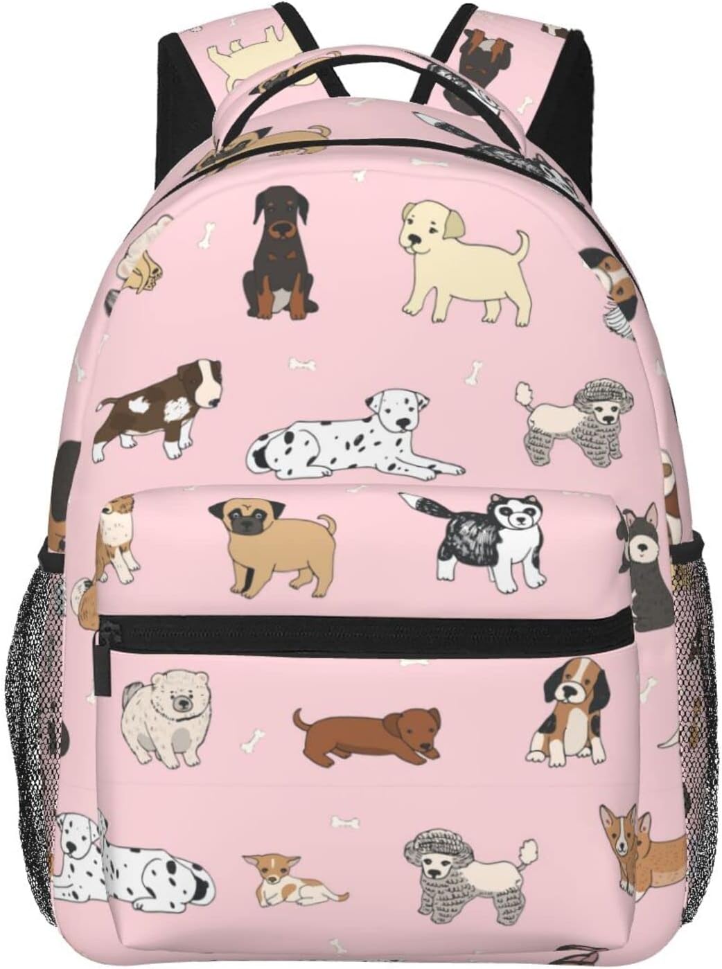 Puppy Honden Schattige Dieren Rugzak Schooltas Voor Studenten Tieners Mannen Vrouwen Laptop Rugzakken Reis Dagrugzak Met Meerdere P