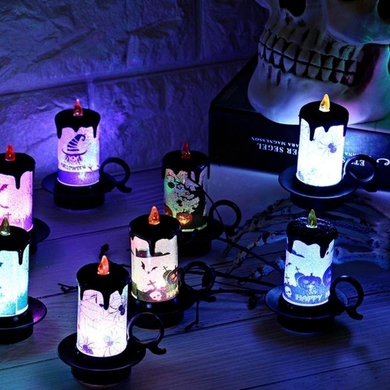 New Light Candles Halloween Candle Lamp LED Candle Light Flameless Home Decoration Party Favors