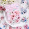 Yuezhen Four Seasons Floral Language Retro PET Stickers for Journals