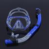 Maschera da Immersione in Silicone per Bambini e Adulti con Snorkel - Lente in Vetro Temperato HD, Montatura Grande