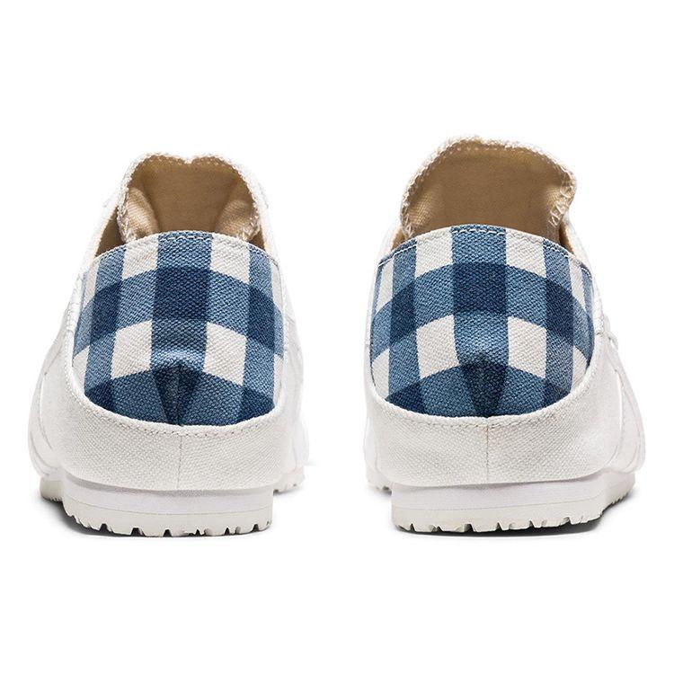 Onitsuka Tiger Mexico 66 Paraty Leather Classic Slip Resistant Durable Low Top Lifestyle Shoes Unisex sneaker Blue White 1183A437-102