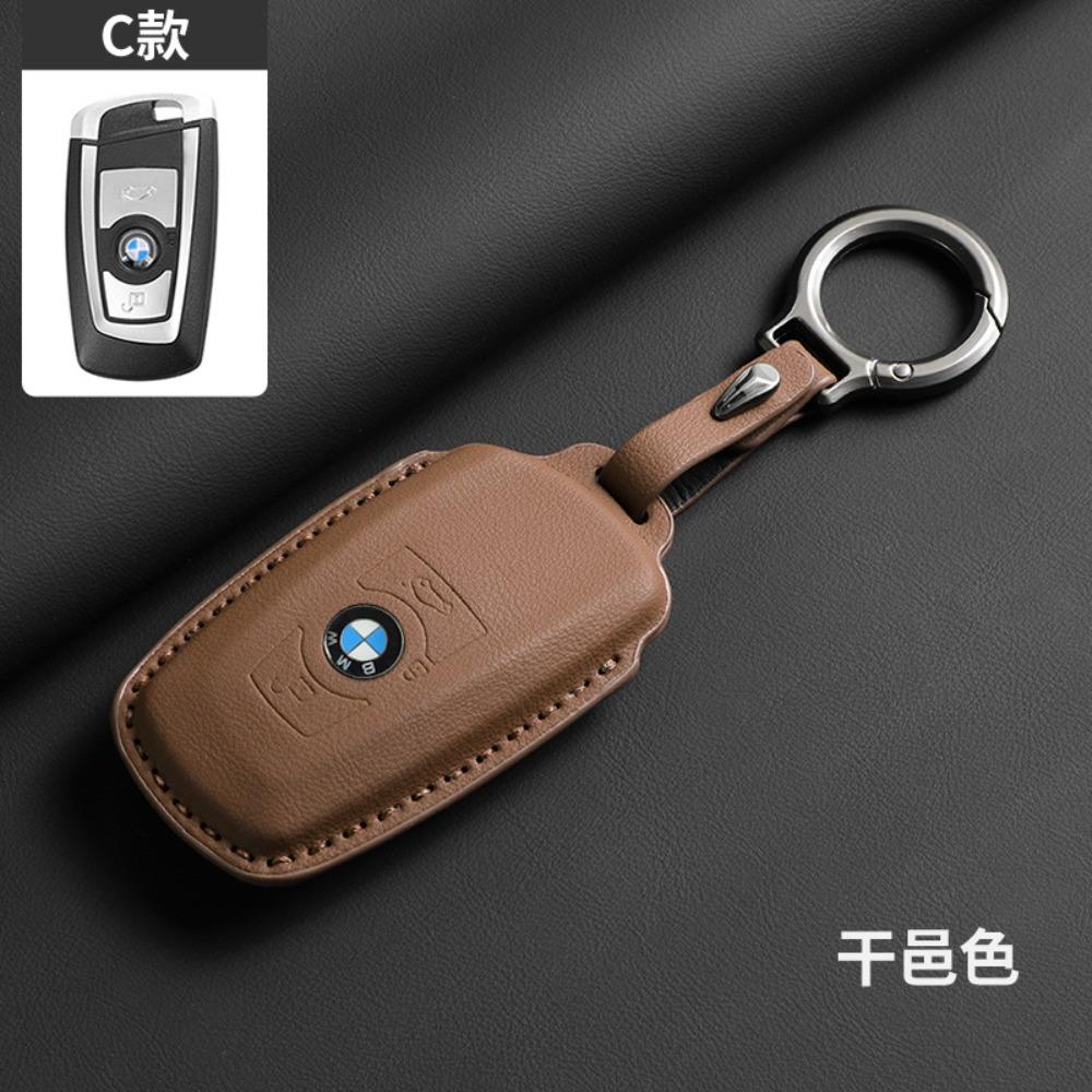 Leder für BMW Schlüsselhülle für 3 5 7 Serie Schlüsselabdeckung Schale Schutzhülle für 525 4 Serie Trendiges Unisex-Accessoire