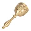 Brass Hand Call Bell Sturdy Handle Decorative Loud Ringing Bell for Home Restaurant Christmas Birthday Weddings Decoration