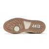 Anta 982 Synthetic Leather Cushioning Abrasion Resistant Breathable Low Top Skateboard Shoes Women's Beige 122548066-3