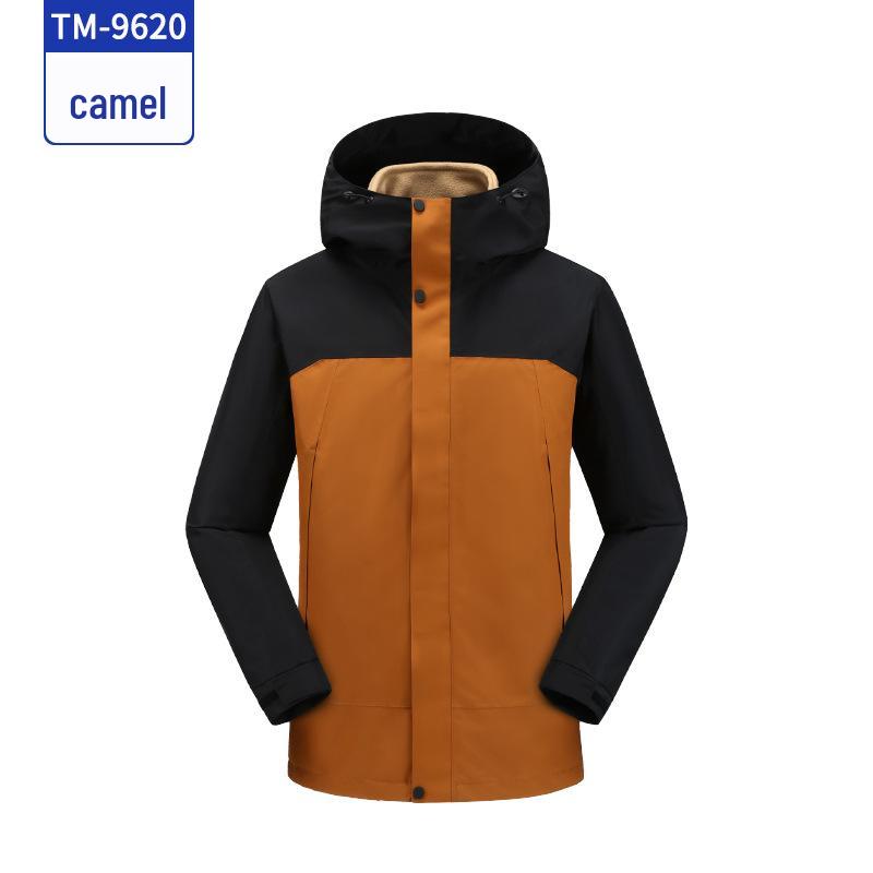 Custom Autumn/Winter Three-in-One Graphene Self-Heating Windbreaker with Embroidery