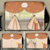 Parasol para Ventana de Coche, Doble Capa Magnética Parasol para Coche para Ventanas Laterales, Cortina para Ventana de Coche para Protección contra Calor/UV