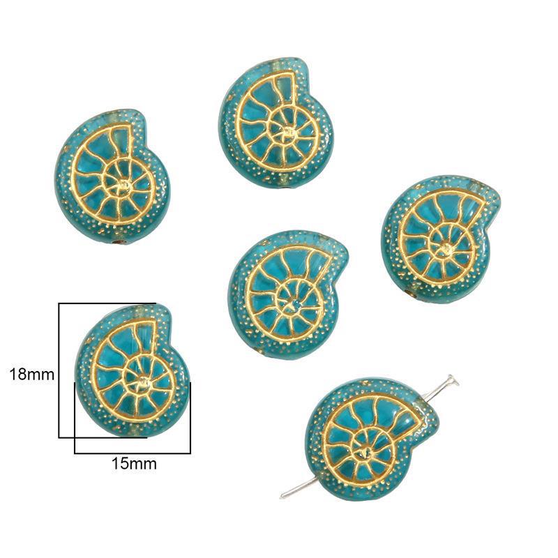 Handmade Retro Baroque Star, Moon & Flower Beads for DIY Earrings, Bracelets & Hair Accessories