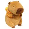 Capybara Backpack Plush Toy Cartoon Stuffed Animal Doll Decoration Gift Kids
