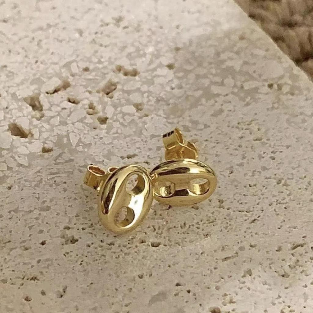 Elegant Metal Pig Nose Stud Earrings: 2024 Hot Autumn/Winter Style for Women