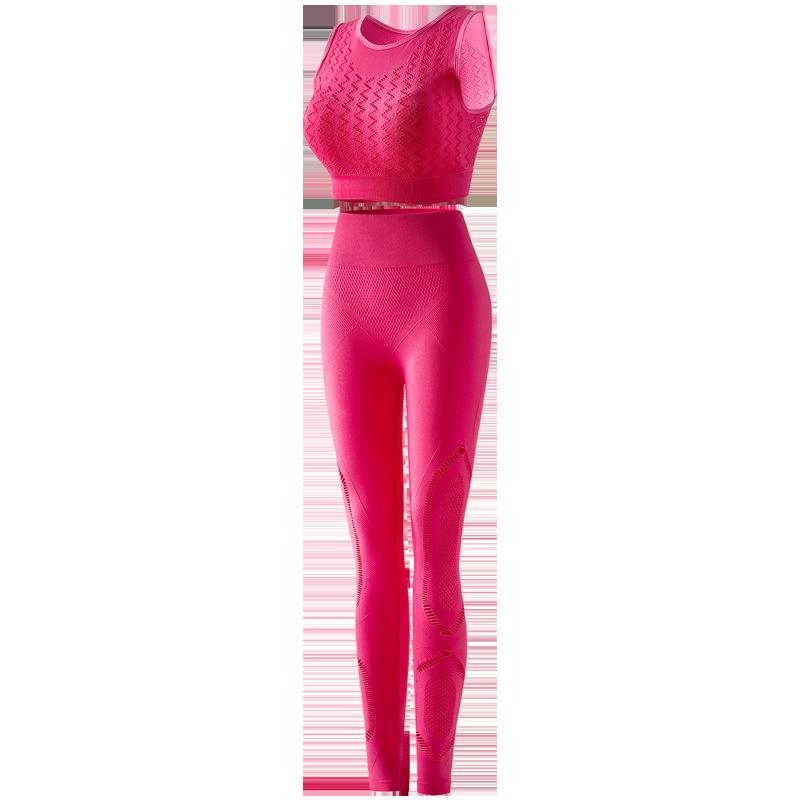 Women's Seamless Sports Set: Shockproof, Sweat-Wicking, Breathable, High-Elasticity Yoga & Fitness Underwear