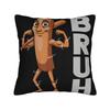 Federa Cuscino Tung Tung Sahur Cartoon Friends Copricuscino Comodo per Sedia Salotto Federe Cuscino Retro Trendy
