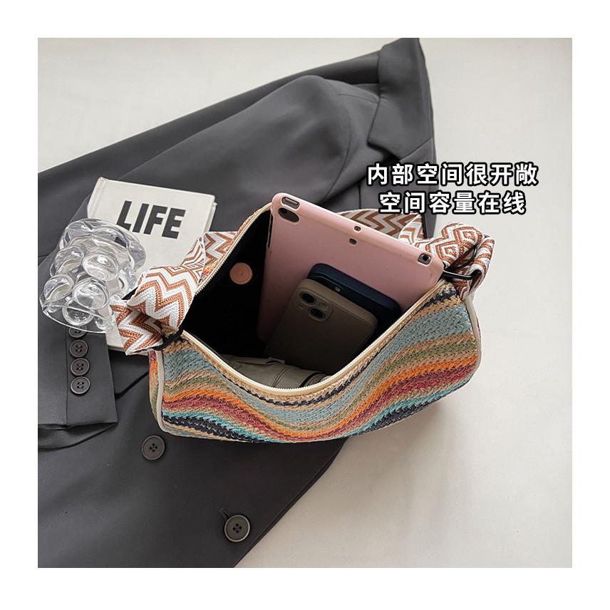 IELGY Ladies Messenger Bag Summer Wide Shoulder Strap Fashion Commuter Casual Pillow Bag