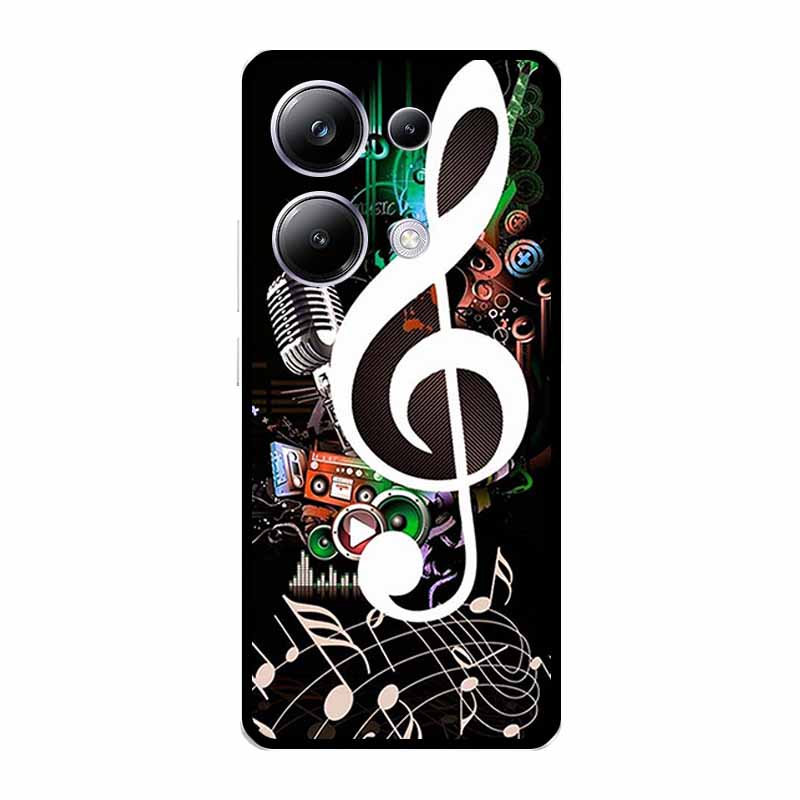 For Redmi Note 13 Pro 5G Cases Note 13 5G 4G Fashion Cool Soft TPU Silicone Phone Covers for Xiaomi Redmi Note 13R Pro 5G Note13
