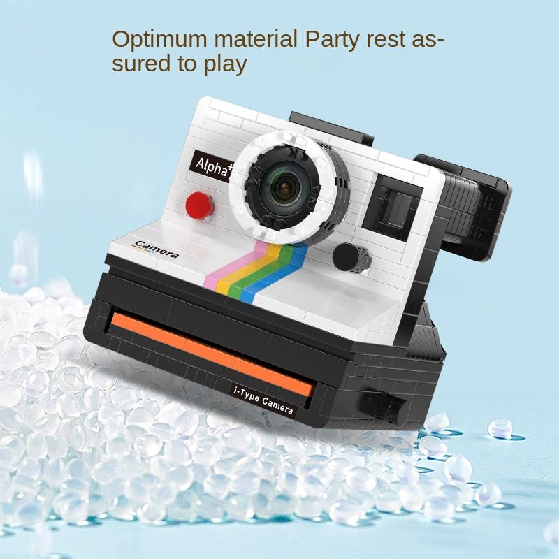 Vintage Model Mini Building Block 802Pcs  Retro Camera Adults Collection Ornaments Ideas Series Toys Girl Birthday Gifts