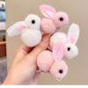 Rabbit Plush Hairpin Soft Hair Clip Sweet Bunny Hair Clip Party