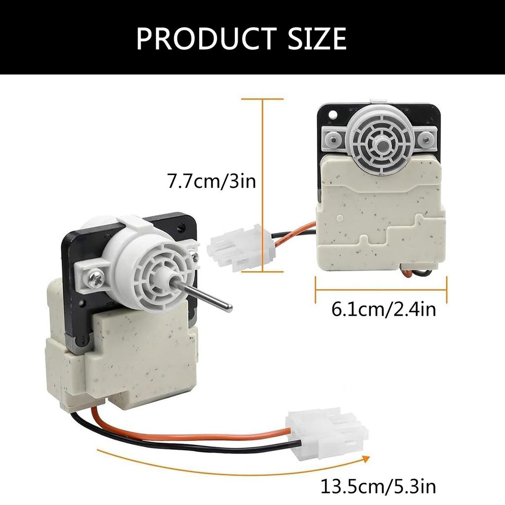 Kühlschrank Verdampferlüftermotor Kühlschrank Eisbereiter Ersatzset Haushaltsgerät Essentiell für Haushaltsgefrierschrank