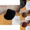 Fashion Solid Color Suede Women Casual Flat Top Hat For Fall And Winter Fashion