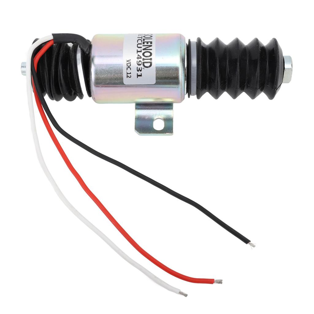 TCU14931 Electric Generator Flameout Solenoid Valve 12V 55mm Fuel Shutoff Solenoid Valve for