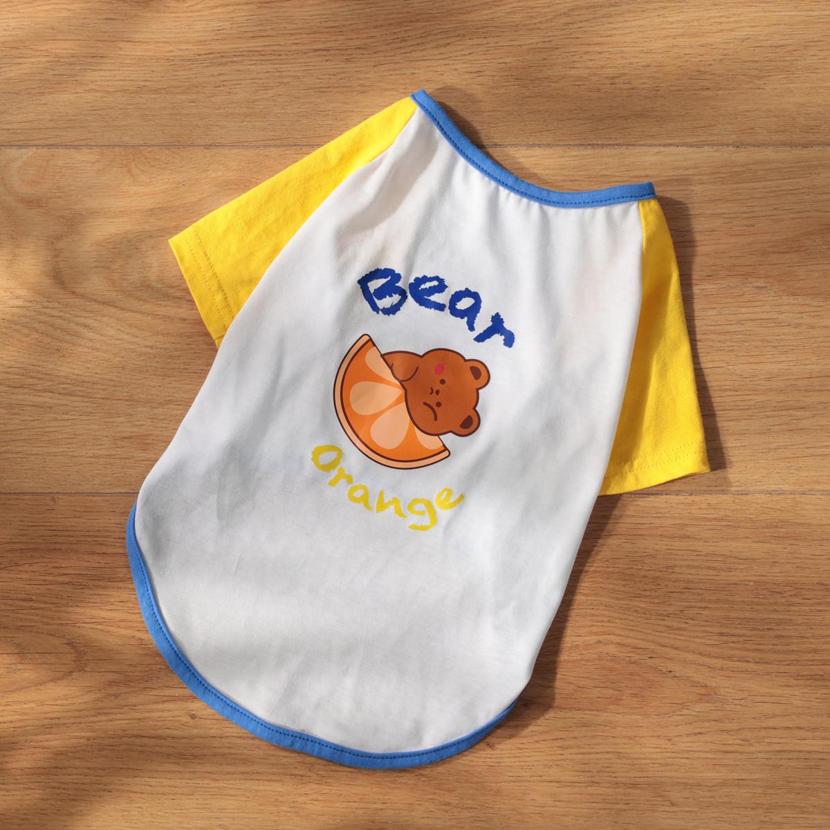 

Dog clothes summer thin pet clothes vest dog summer thin dog than bear clothes summer thin XS