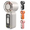 Portable Handheld Turbo Fan 199 Speed Rechargeable Small Pocket Fans with Flashlight Cooling Fan for Travel/Outdoor/Home/Office