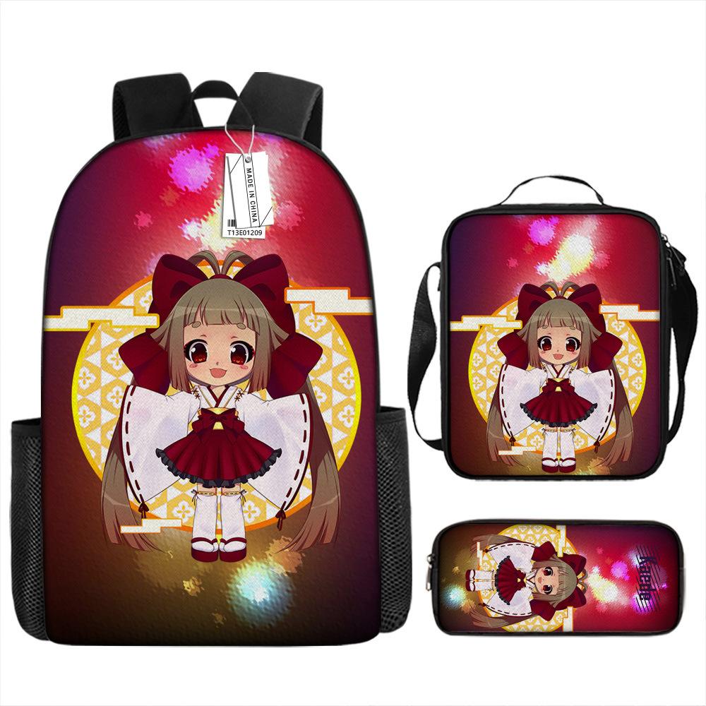 Two-dimensional Gacha Animation Schoolbag Cartoon Primary School Students Schoolbag Children Backpack Anti-splashing Bag