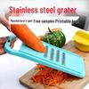 Stainless Steel Multi-Functional Vegetable Cutter & Slicer with Potato Shredder