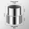 Stainless Steel Ventilation Pipe Fittings Multiple Sizes Ducting Connector