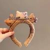 Adorable 2024 Cartoon Hair Tie & Plush Headband Set for Women - Cute Hair Accessories & Gift