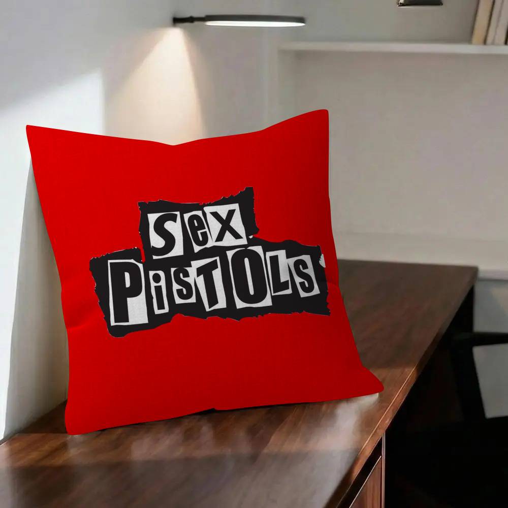 PUNKS SSex PPistolsS Cushion Pillowcase Toon Gift Cushion Cover Bedroom Home Sofa Chair Seat Decor Pillow Case