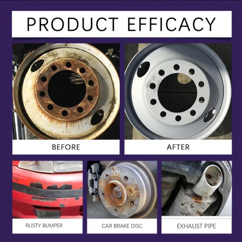Multifunctional Car Rust Spray - Quick Wheel/Hub/Metal Surface Care Spray That Instantly Removes Rust Dirt From The Surface