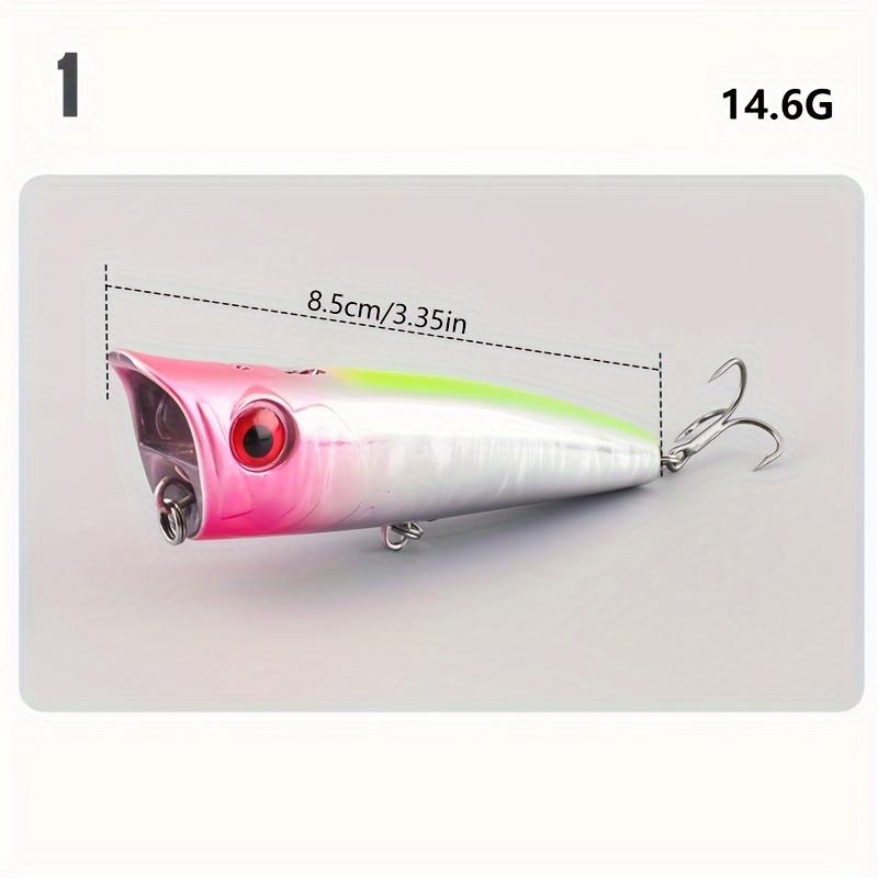 FTK Water Spray Wave Crawling Wave Crawling Luya Bait Water Surface System Far Throw Floating Water Hit Water Wave Scraping Fake Bait Fish 0.51 oz