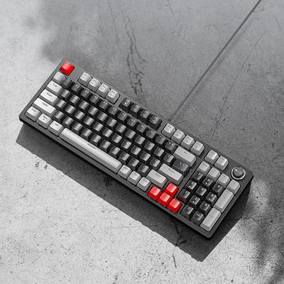 TWOLF T50 Mekanik Klavye 96+1 Tuş Kablolu Oyun Klavyesi Yüksek Kaliteli ABS Çift Renkli Kalıplama