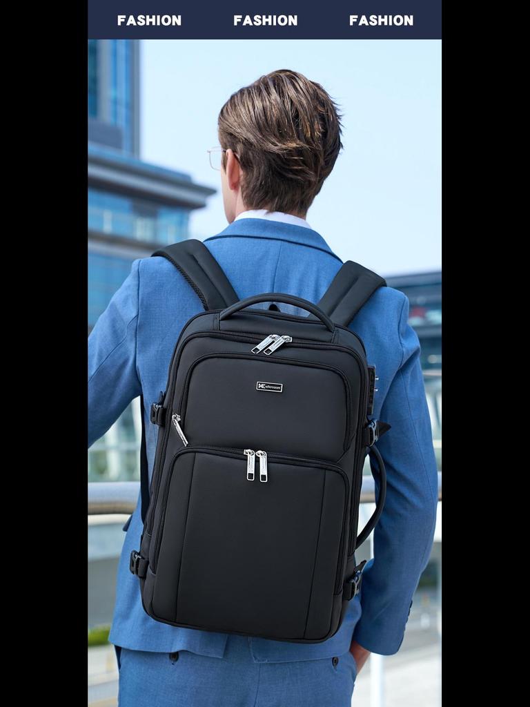 Herren High-End Wasserdicht Multifunktionaler Business-Rucksack mit großem Fassungsvermögen und Diebstahlschutz