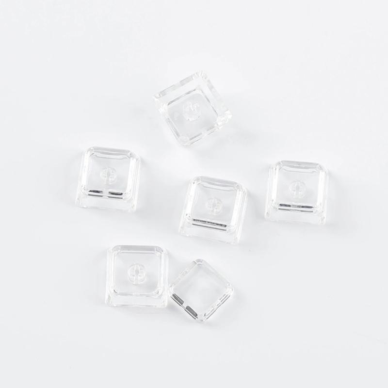 10/20/50/100Pcs Transparency Keycaps XDA Height Removable Keycap Unique for Mechanical Keypad Customization Keycap