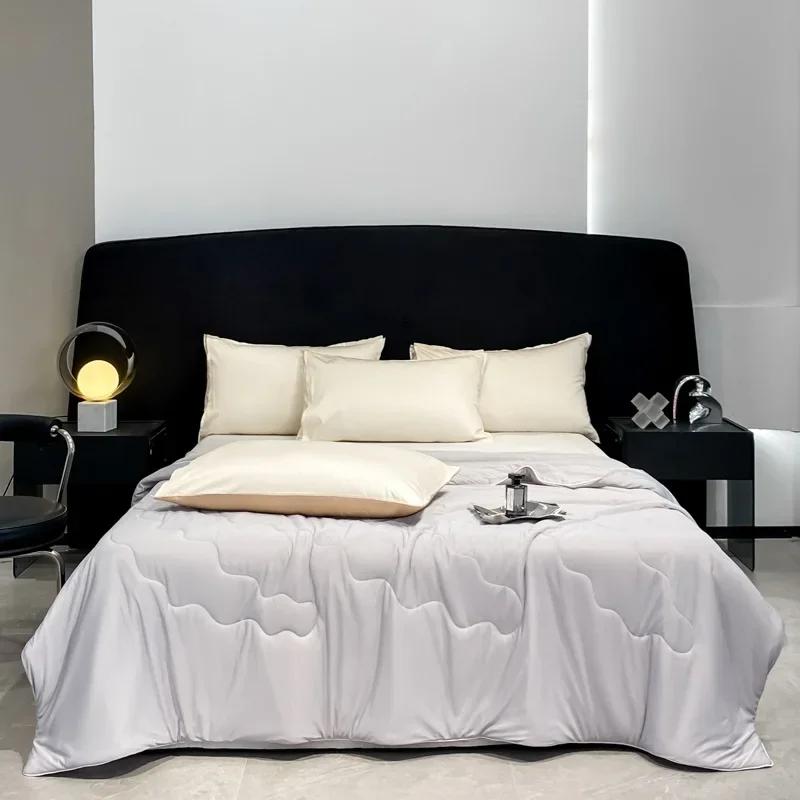 

Тонкое одеяло класса А, прохладное шелковое мороженое, летнее прохладное одеяло, можно стирать в машине, стирать в воде, кондиционер 150x200