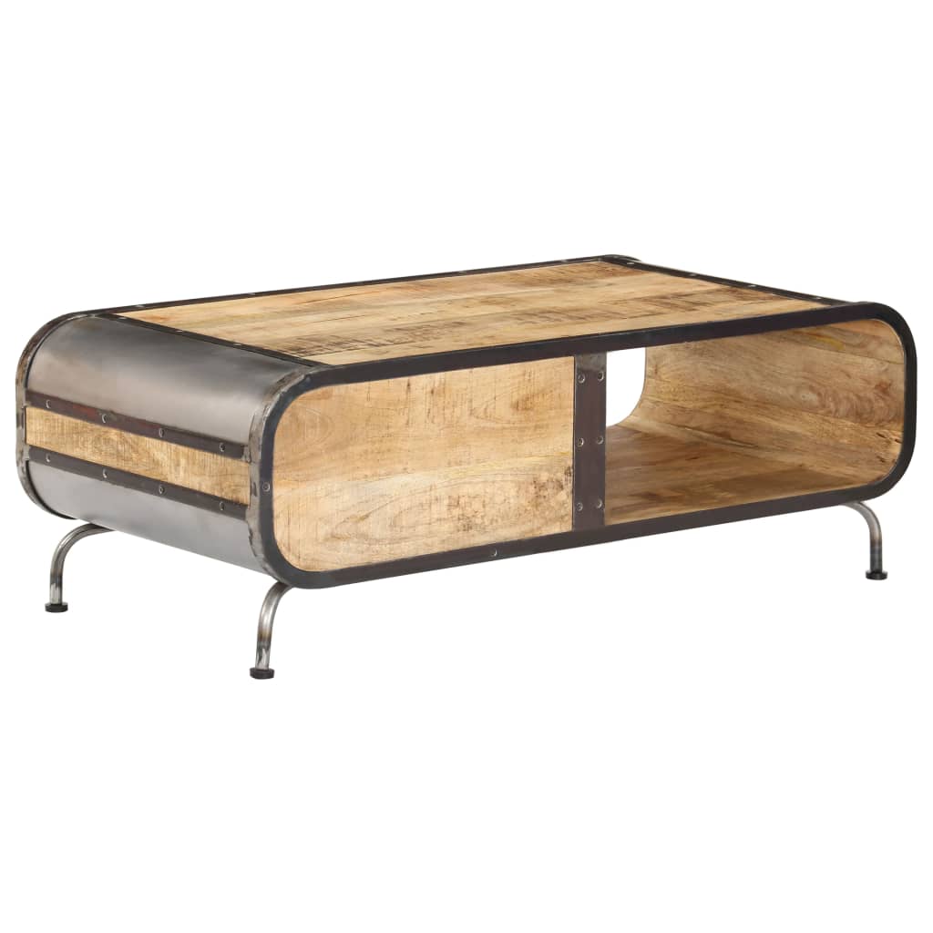 Coffee Table 100 X 50 X 35 Cm Solid Mango Wood