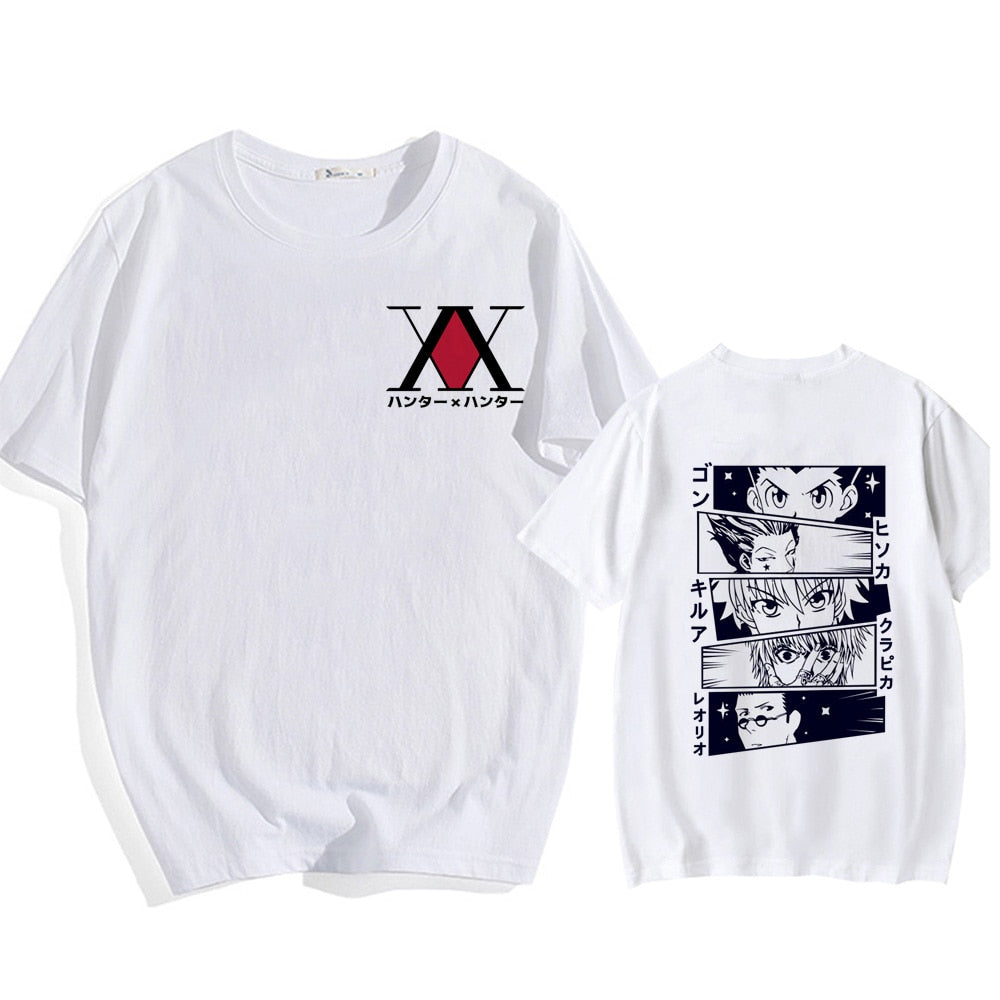 Mens Hunter X Hunter Anime Graphic Tshirt Mens 2026 Summer Fashion Oversize Street Casual Y2K Top Streetwear Clothing