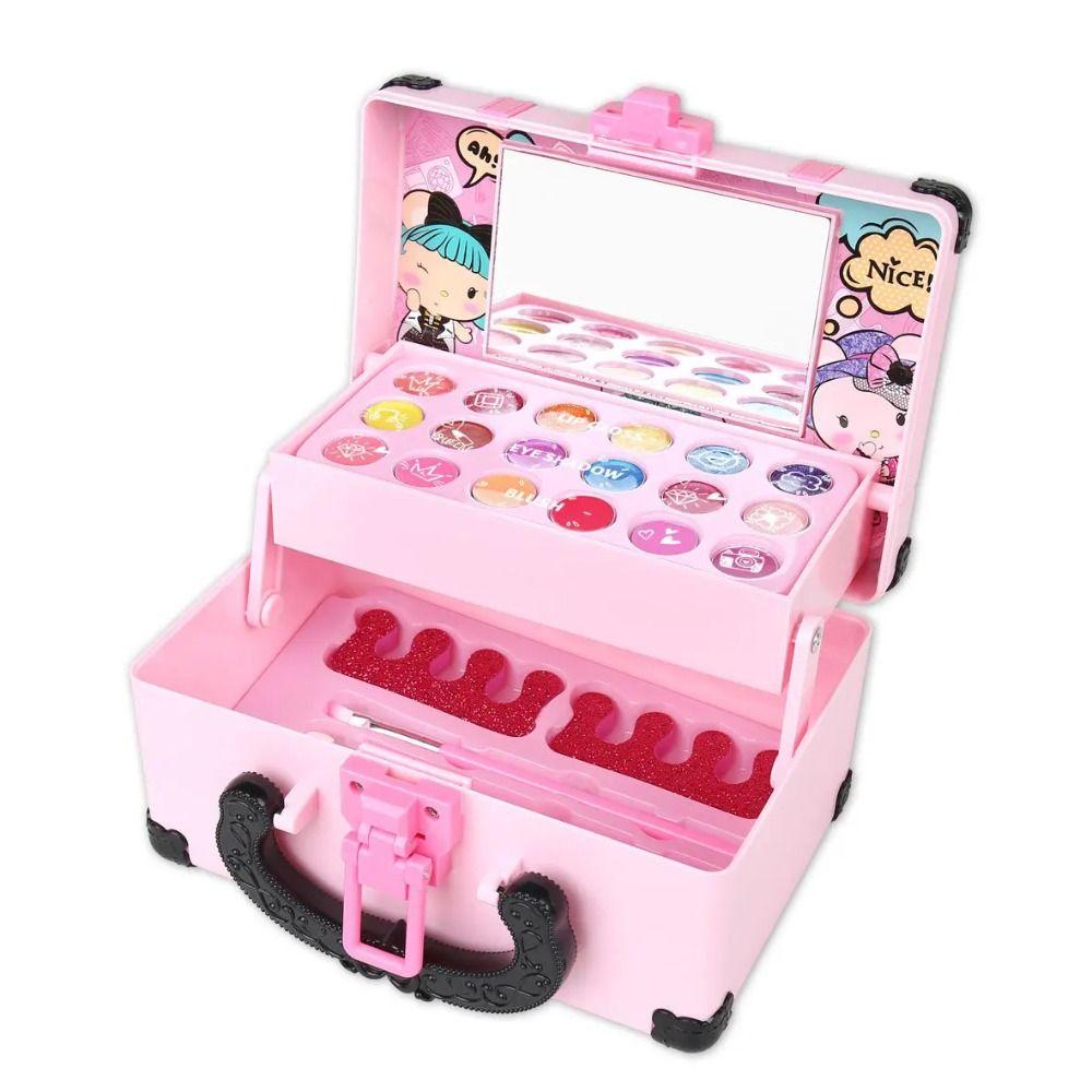 Portable Children's Makeup Toys Eye Shadow Children Cosmetic Beauty Set  Makeup Tool