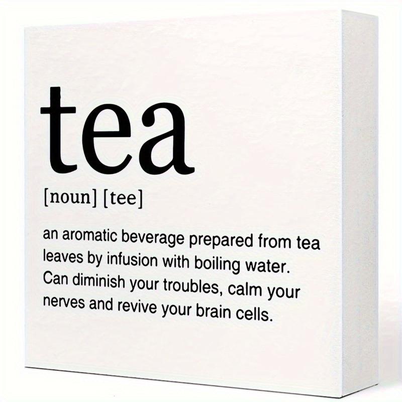 

Tea Definition Canvas Art. Framed modern print for kitchen or office, a tea lover s gift. чистый