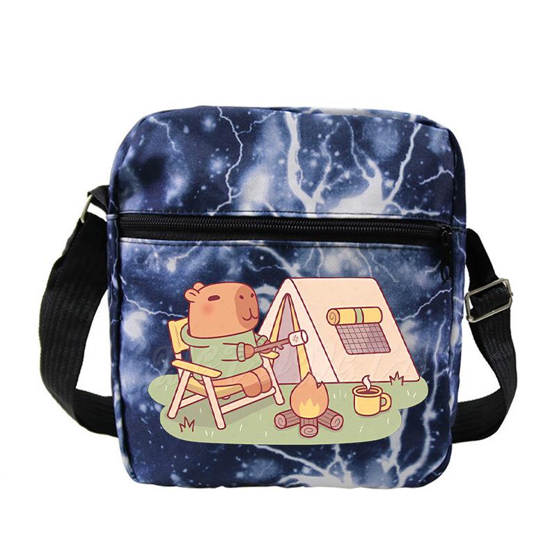 Fashion Versatile Children'S Portable Shoulder Bag Printed Trend Multifunctional Oblique Span Bag