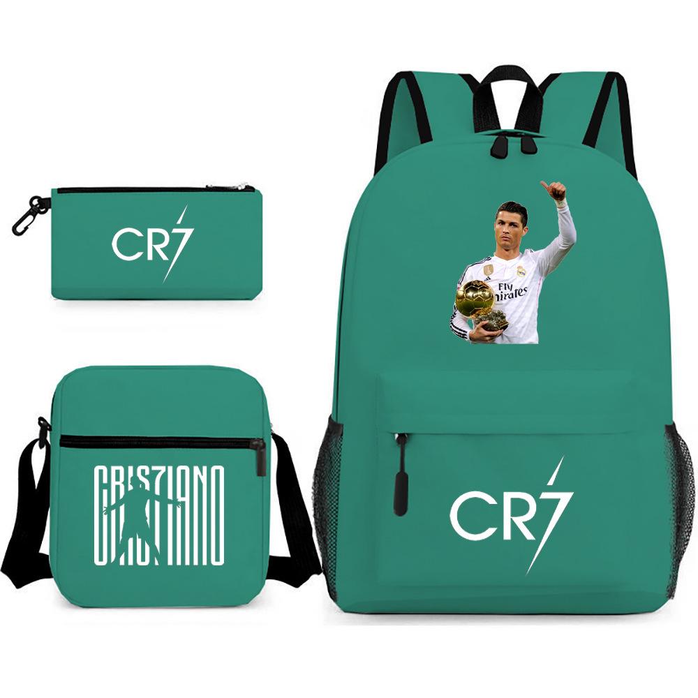 Stitc Cartoon Full Print Backpack Student Bag Pencil Case Two-Piece Set Children'S Backpack